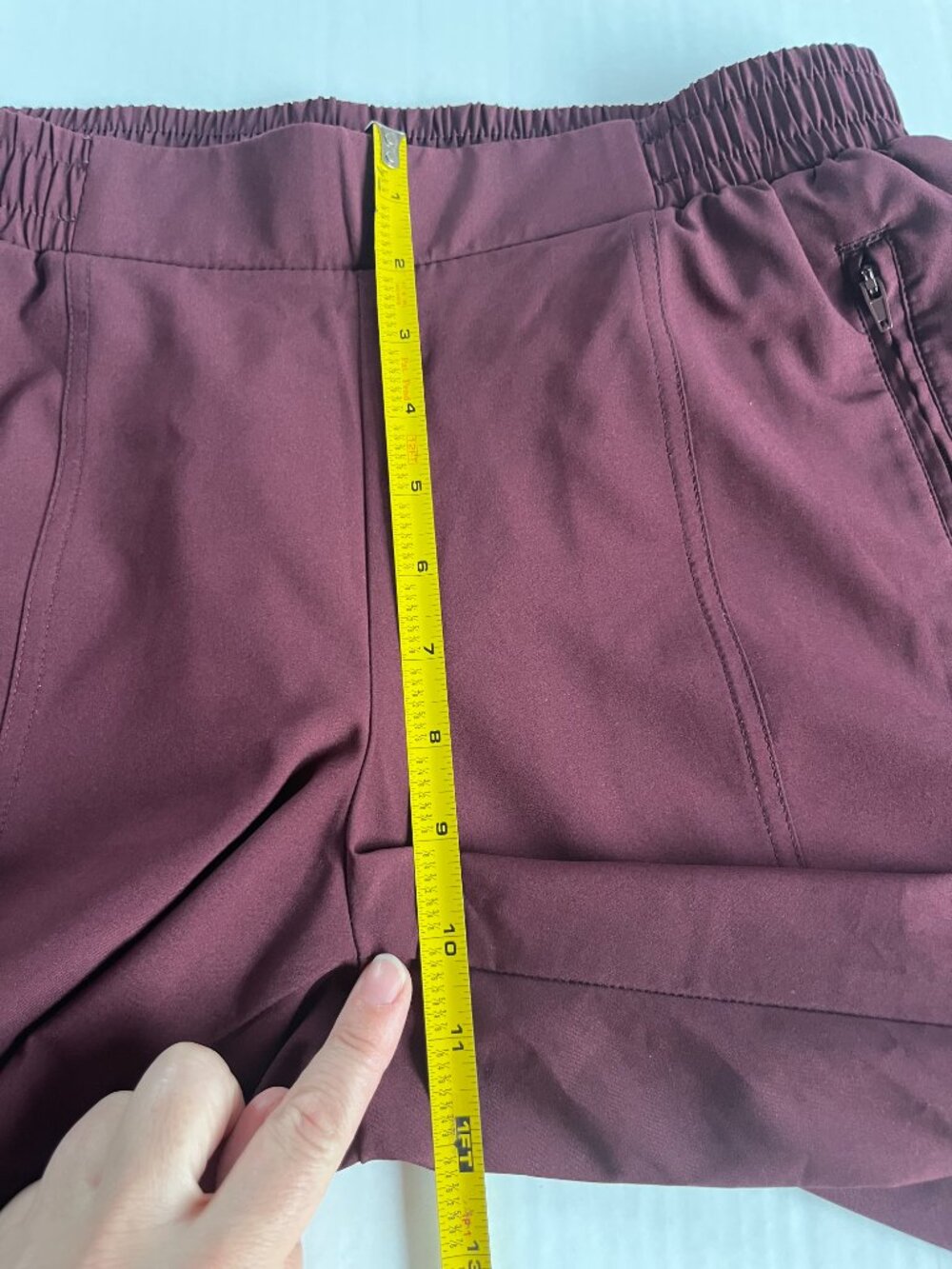 Old Navy Sz M Stretch Brooklyn Heights High Rise Jogger Pants Ankle Zipper - Picture 8 of 10